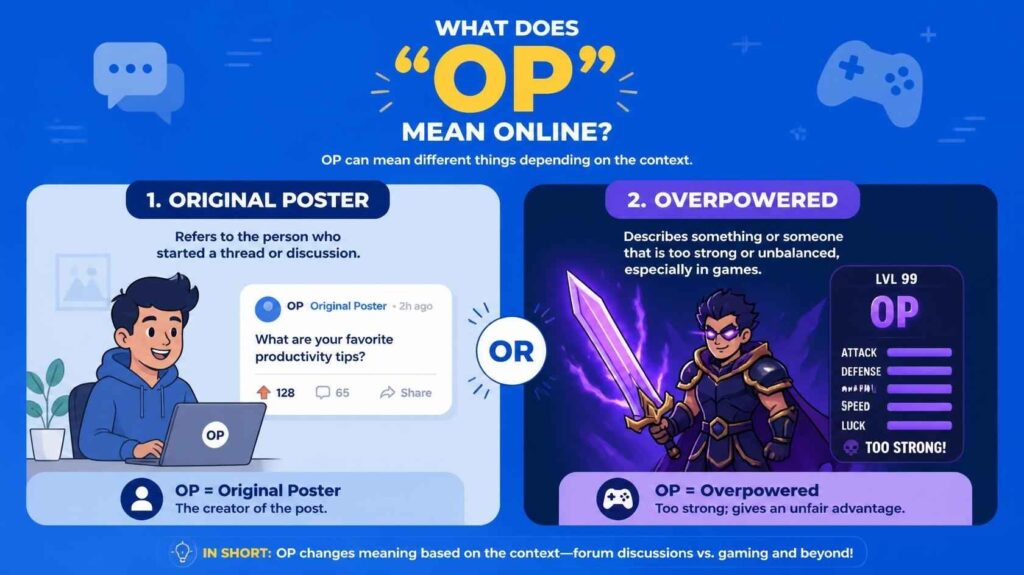 OP Meaning in Text: What It Really Means and How to Use It
