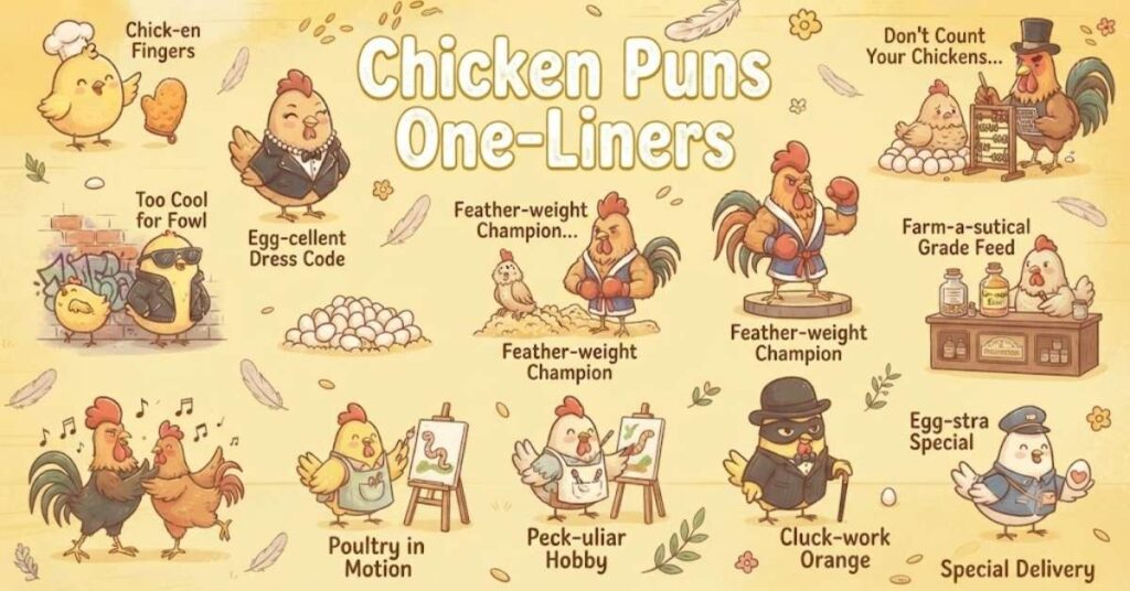 Chicken Puns One-Liners
