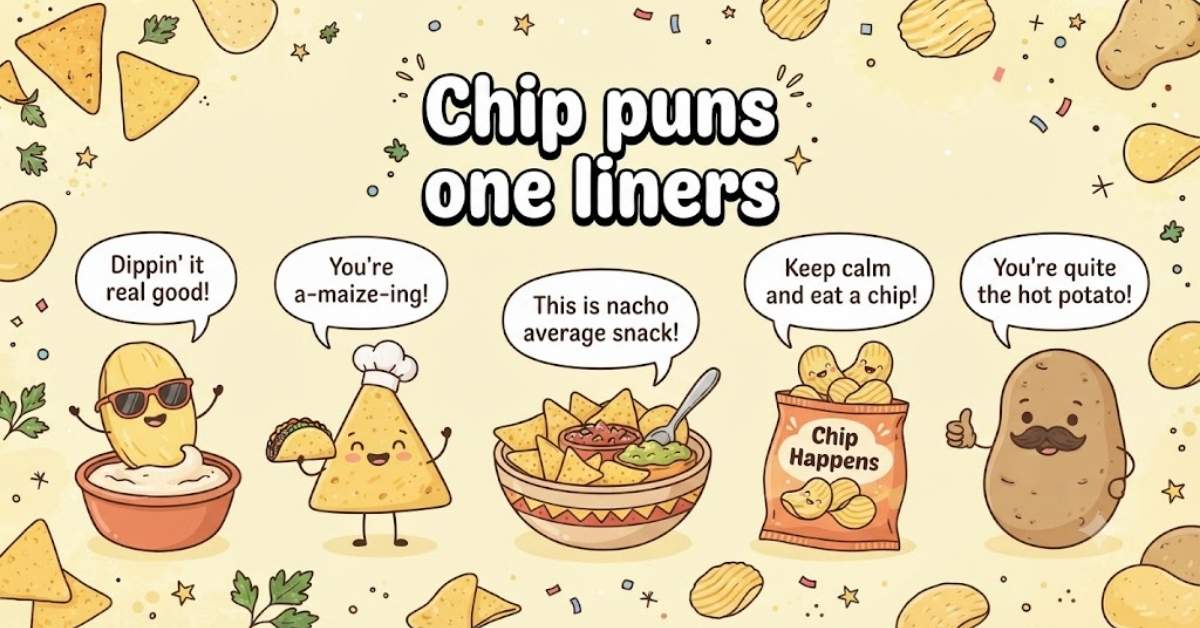 Chip puns one liners
