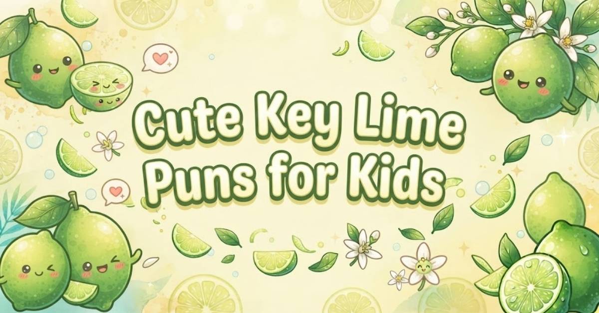 Cute Key Lime Puns for Kids
