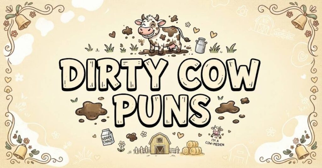 303+ Dirty Cow Puns That Will Moo-ve You to Laugh 2026