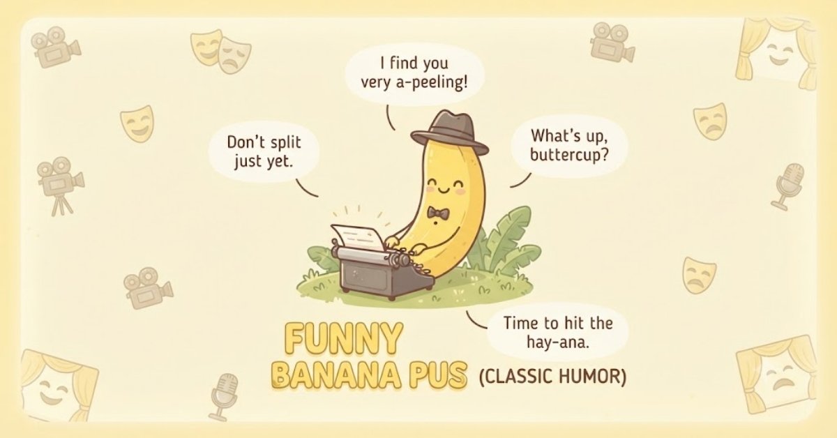  Funny Banana Puns (Classic Humor)
