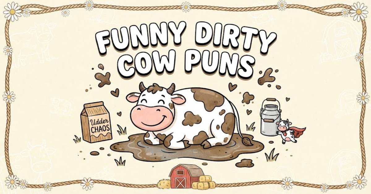 Funny Dirty Cow Puns
