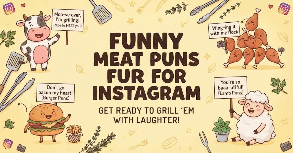  Funny Meat Puns for Instagram
