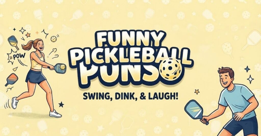 Funny Pickleball Puns
