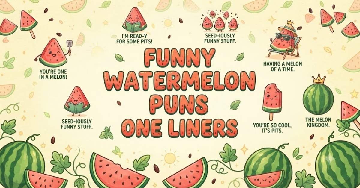 Funny Watermelon Puns One Liners
