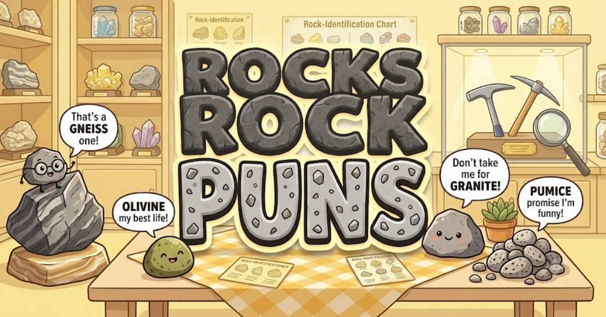 Rocks Puns One Liners
