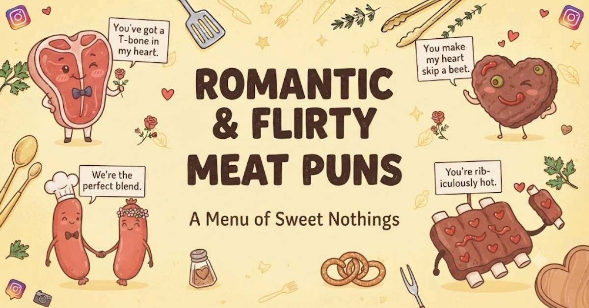  Romantic & Flirty Meat Puns