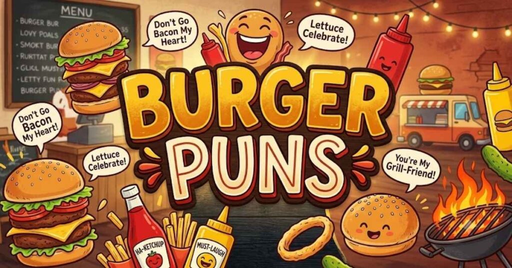 The Ultimate List of Juicy Burger Puns (2026 Edition)