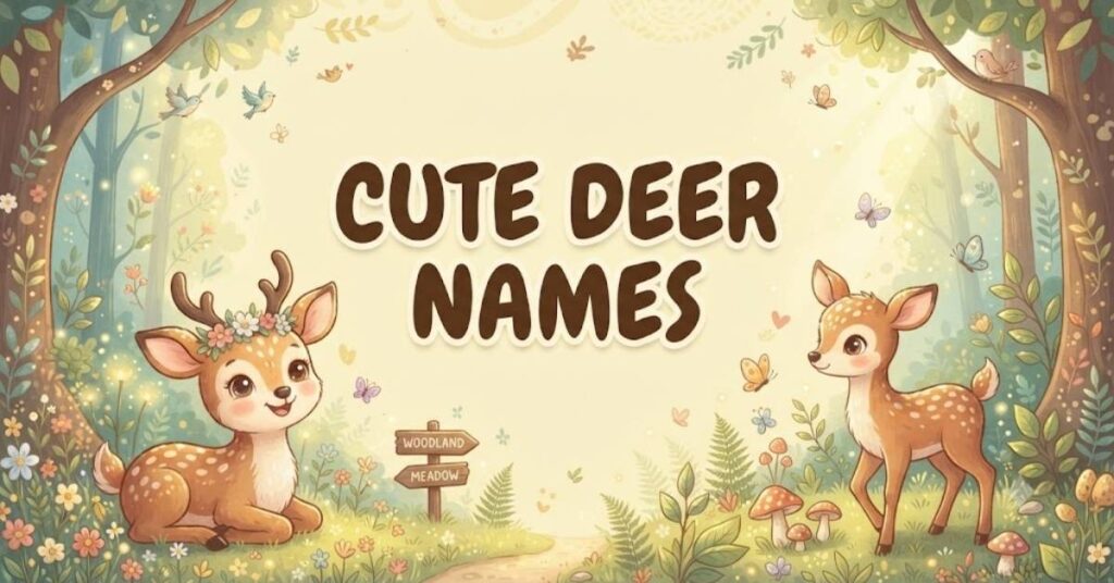301 + Flirty Funny Deer Names Puns 2026  That Win Hearts