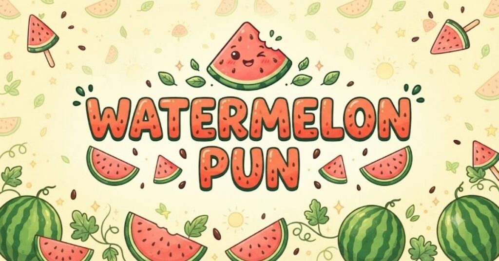 Watermelon Puns: 250 Juicy Jokes That Will Make You Smile 